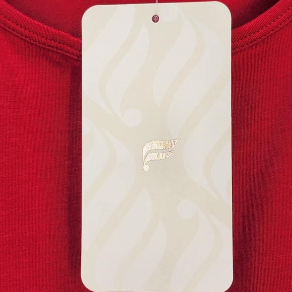 Fabletics Women's Deep Red 24/7 Britt Tank - L - Picture 7 of 8